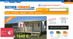 Desktop Screenshot of destock-terrasse.com